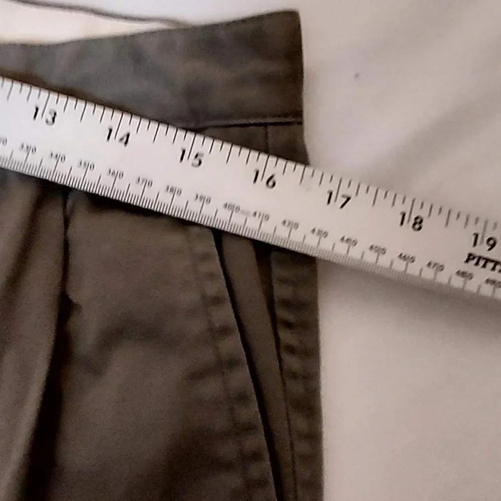 Gap Gapkhakis Relaxed Fit Mens Pants Gray 34-30 Casual/ Work Wear